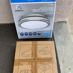 Energetic lighting, LED flush mount