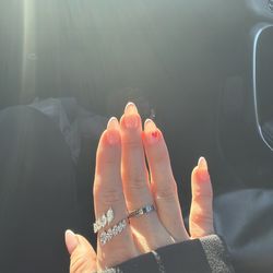 Lab Diamond Ring Marquise Diamonds white gold