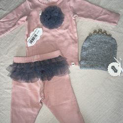 New Baby Set With Hat 