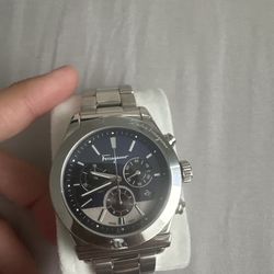 Ferragamo Chronograph Stainless Steel Watch
