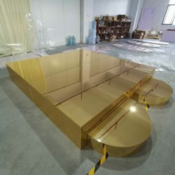 8ftx8ft  Gold Portable Stage