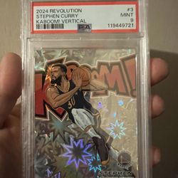 2024-25 Revolution Steph Curry Kaboom #3 PSA 9