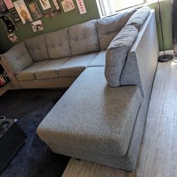 Sofa with chaise 108”