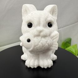 Crystal Jade Cat and Fish