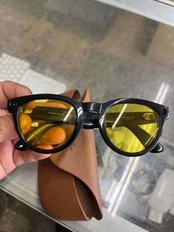 Ray Ban rayban meta headliner with yellow lenses