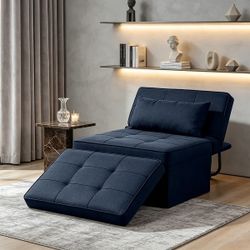 Convertible Sofa Bed,4 in 1 Multi-Function Folding Ottoman Bed with Adjustable Backrest