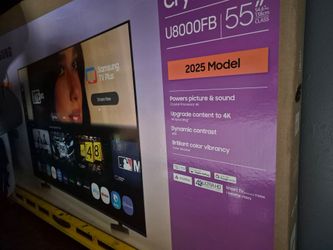 Samsung 55" Crystal UHD 4K Smart TV