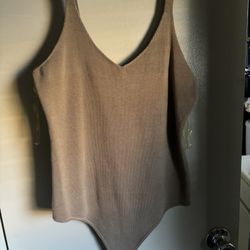 Beige Bodysuit 