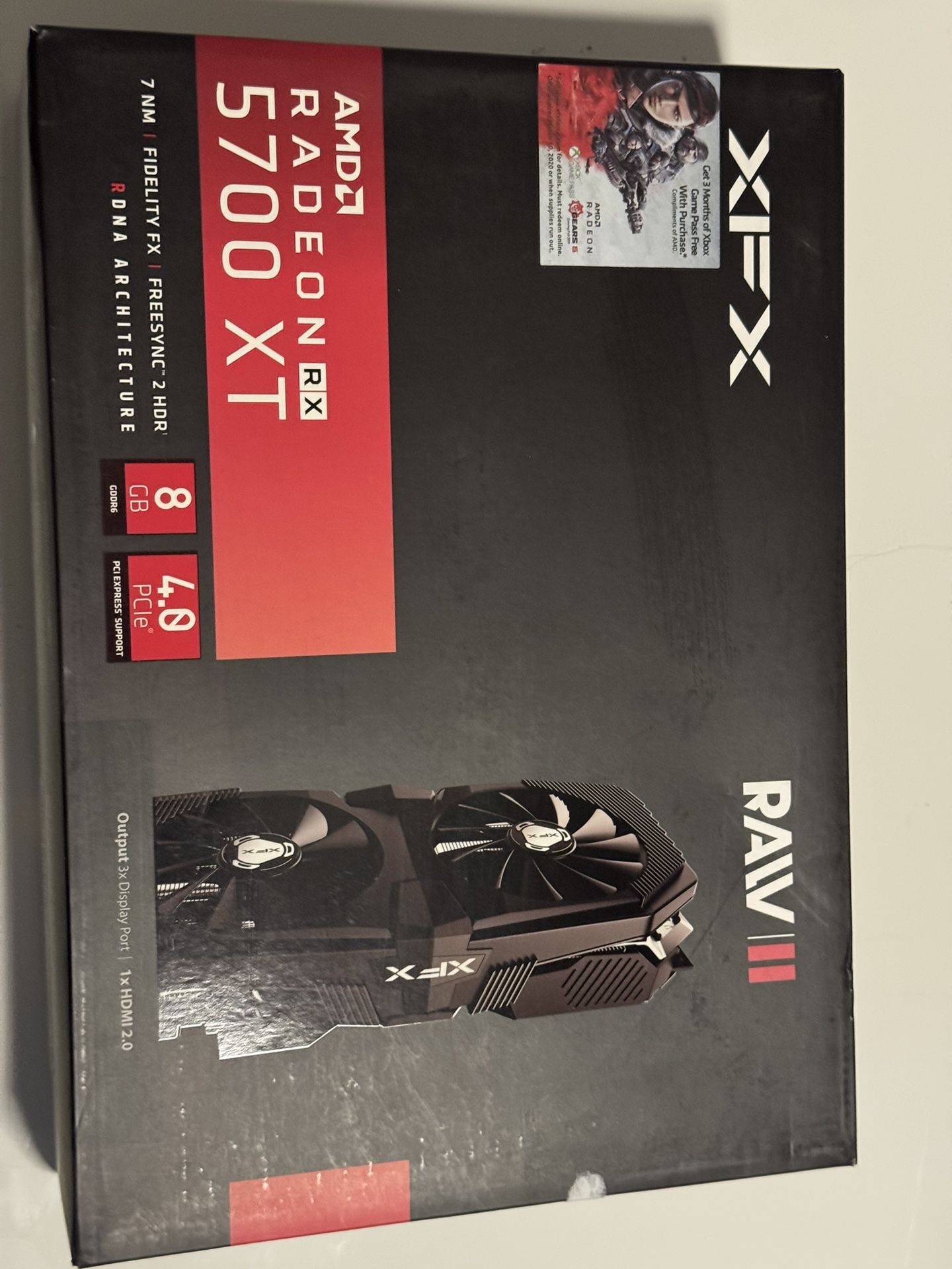 XFX AMD Radeon RX 5700 XT 8GB GDDR6 RAW II
