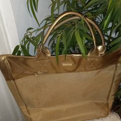 Gold Tote Bag Versace Fragrance 