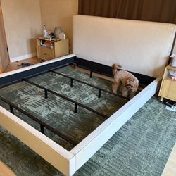 Ivory King Bed Frame