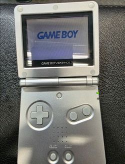 Nintendo Game Boy Advance SP AGS-001 Silver – Tested & Working