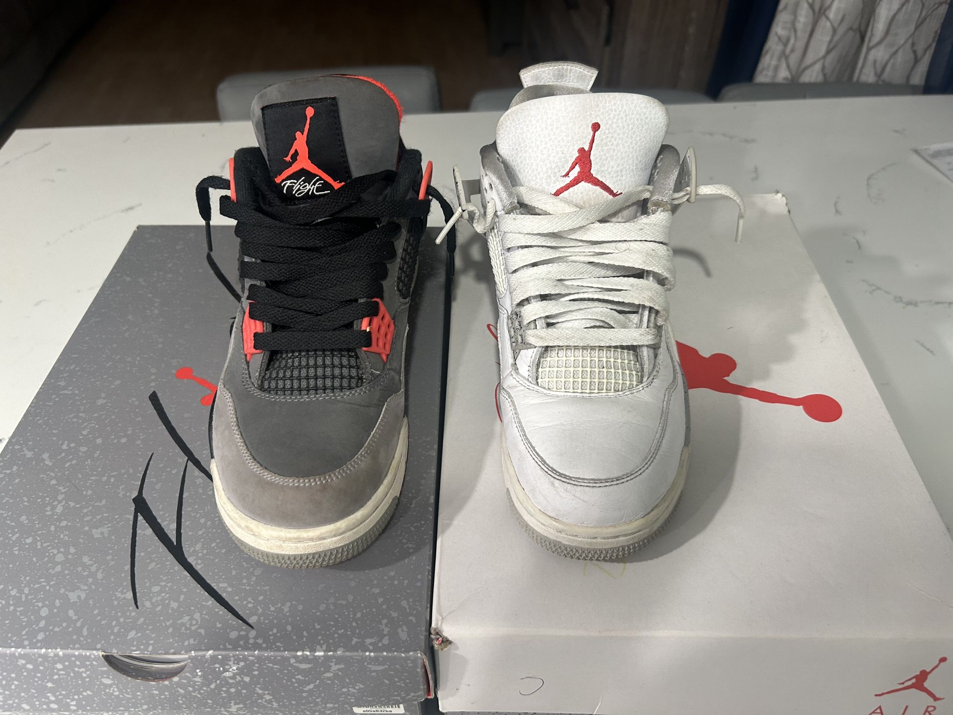 jordan 4s both for $165 size 8.5