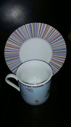 Kalaidescope mug and saucer