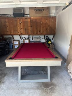 8ft Slate Modern Pool Table