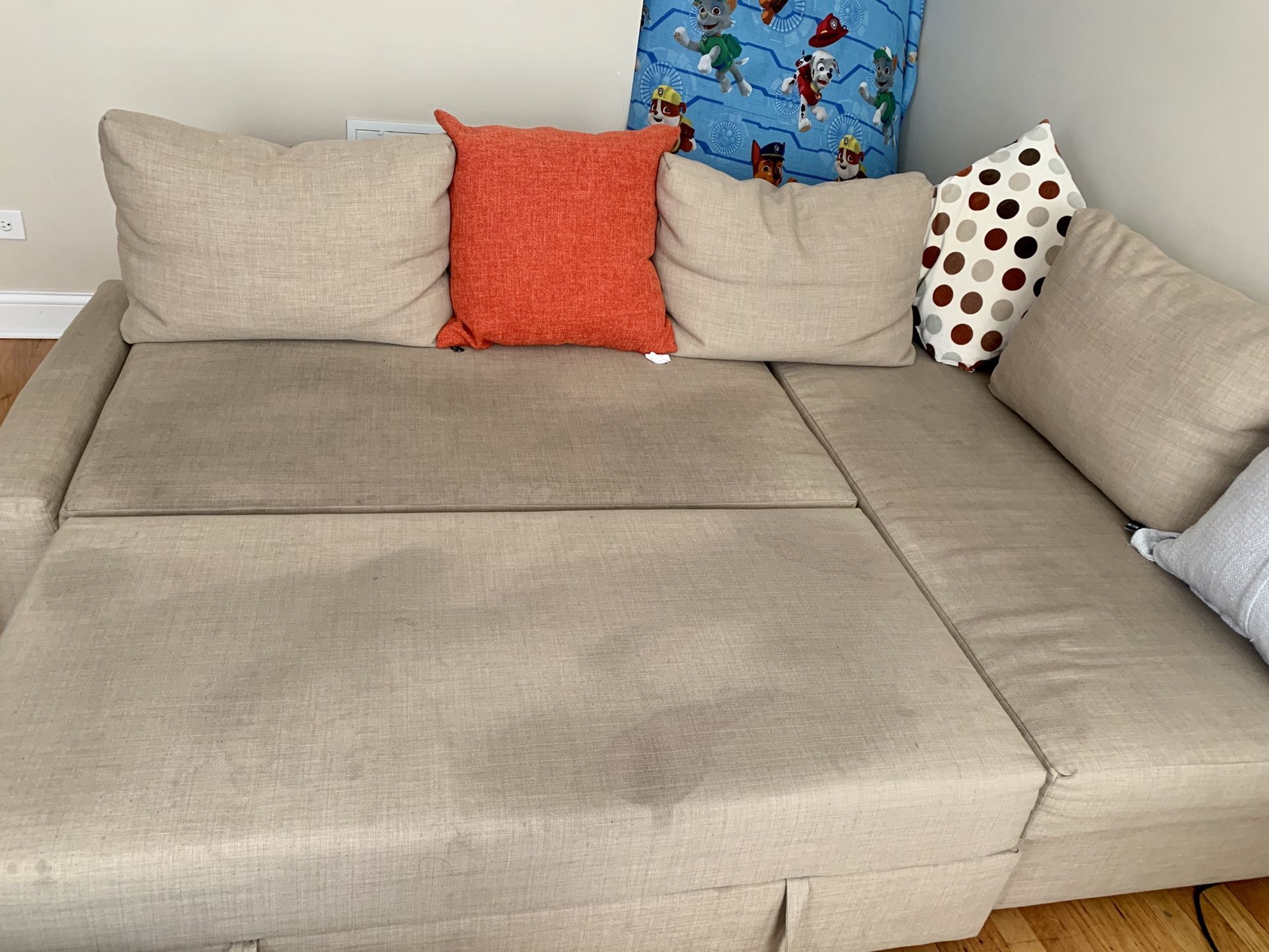 IKEA pullout couch with storage for Sale in Chicago, IL OfferUp