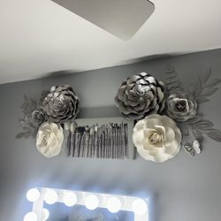 Paper Flowers Wall Decor
