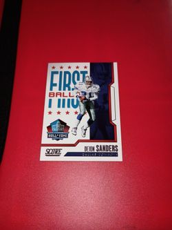 Deion Sanders First Ballot 