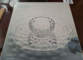 American Whitehall Buffet Service Crystal Glass
