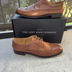 Luxury Brown Brogue Dress Shoes – The Left Shoe Company – $600+ Retail