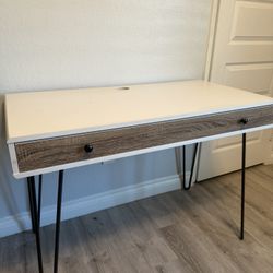 Modern Farmhouse Writing Desk with Drawer