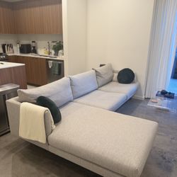 Article - Burrard Sectional Couch - Gray
