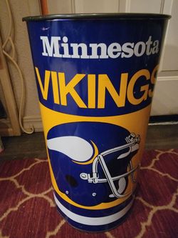 Minnesota Vikings 19" trash can