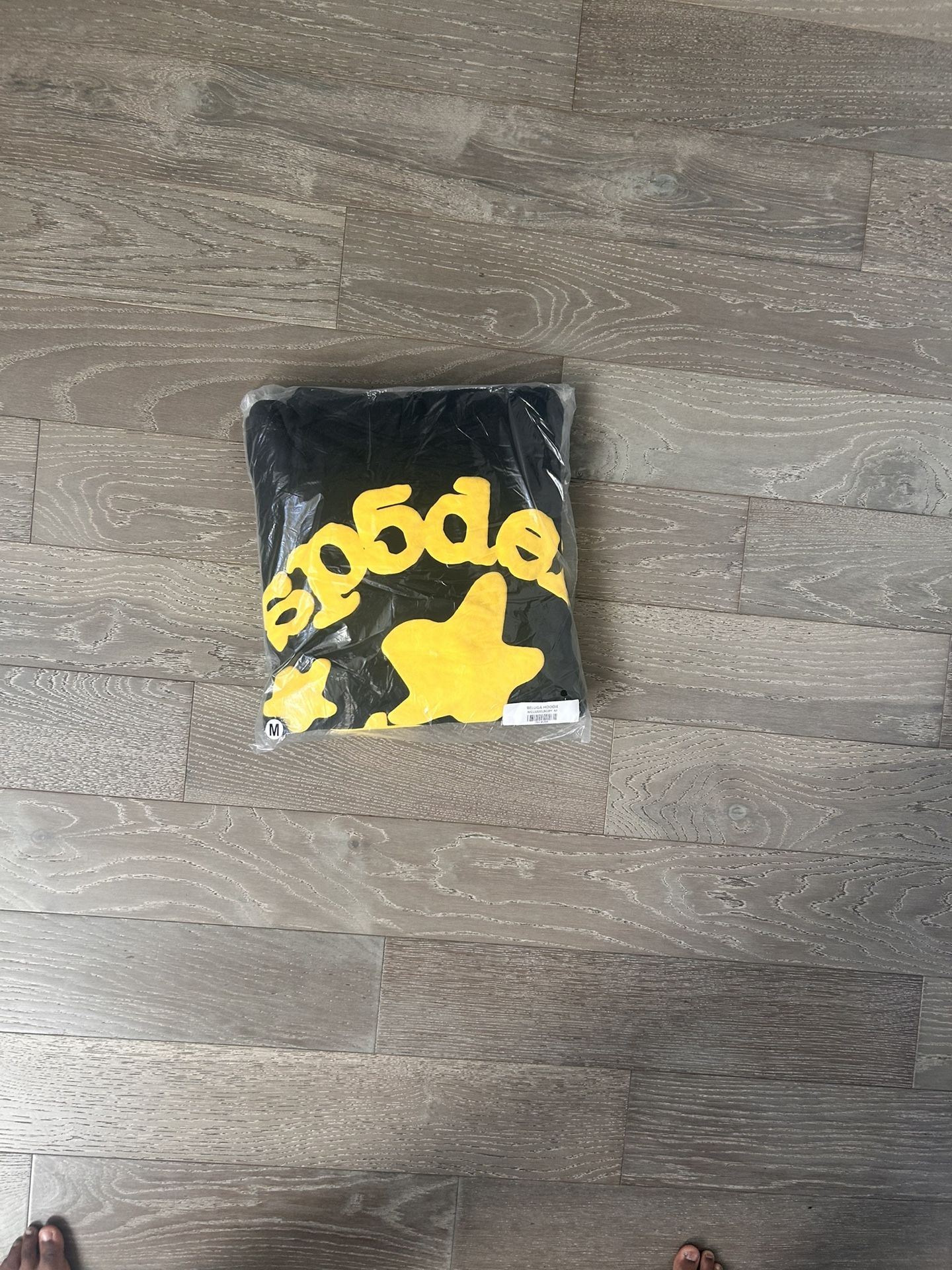 Spider Black and Yellow Beluga Hoodie
