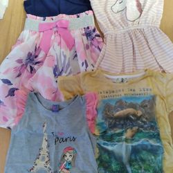 Summer Girls Clothes 6 And 7 . 2 Full Bags