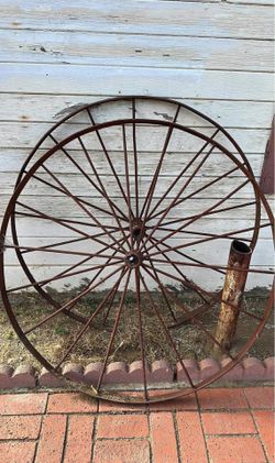 1 Vintage Carriage wheel