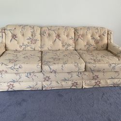 80s Vintage Multicolor Sleeper Sofa