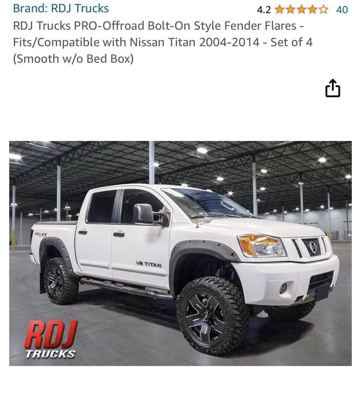 Nissan Titan Flare Fenders