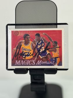 Magic Johnson Signed 1991-92 Upper Deck #29 Trading Card