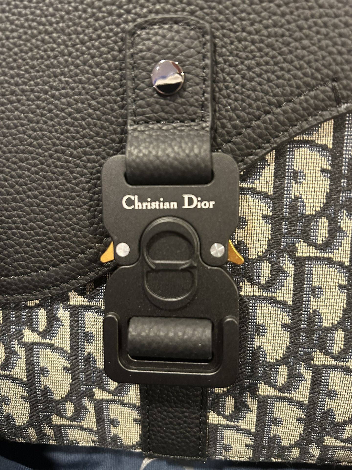 Authentic Dior NWT A5 Saddle Pouch Beige