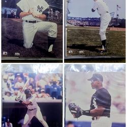 CMC* 1990's MLB OFFICIALLY LICENSED MICKEY MANTLE & FRANK THOMAS ~ 8X10 PHOTOS *BASEBALL MEMORABILIA