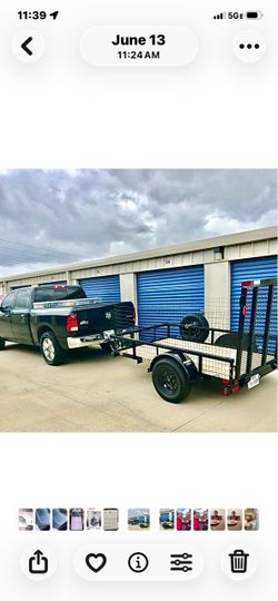 Big Tex 30SA Single Axle Utility Trailer With Ramp Gate