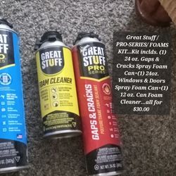 GREATSTUFF PRO-SERIES FOAM SET