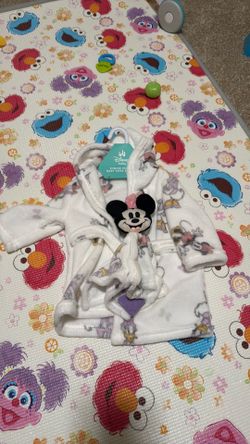 Baby girl bathrobe