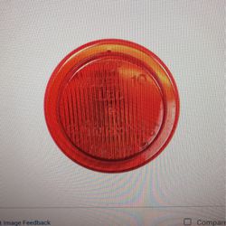 Truck Lite Red Led Round Marker/clearance Light 10250R3