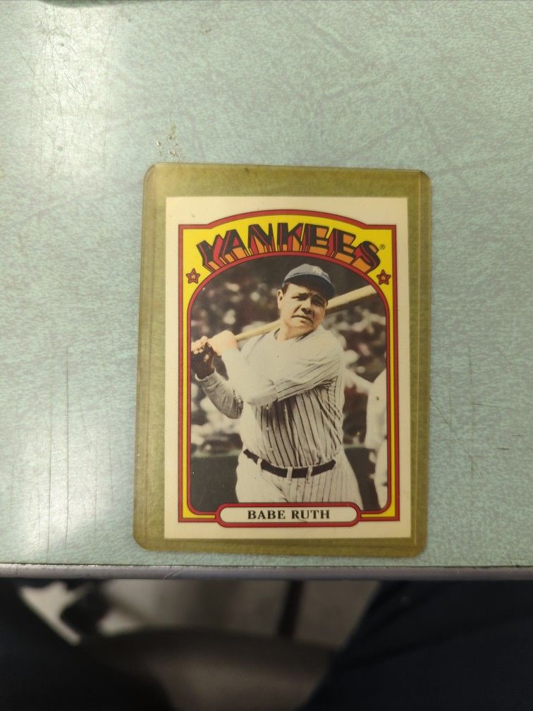2013 Topps archives Babe Ruth Baseball card.