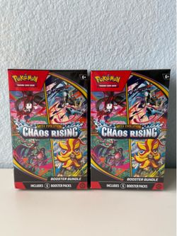 NEW Sealed Pokemon Chaos Rising Booster Bundles