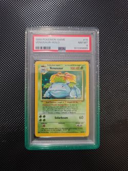 Venusaur Holo 1999 Base Set 15/102 Pokémon PSA 8