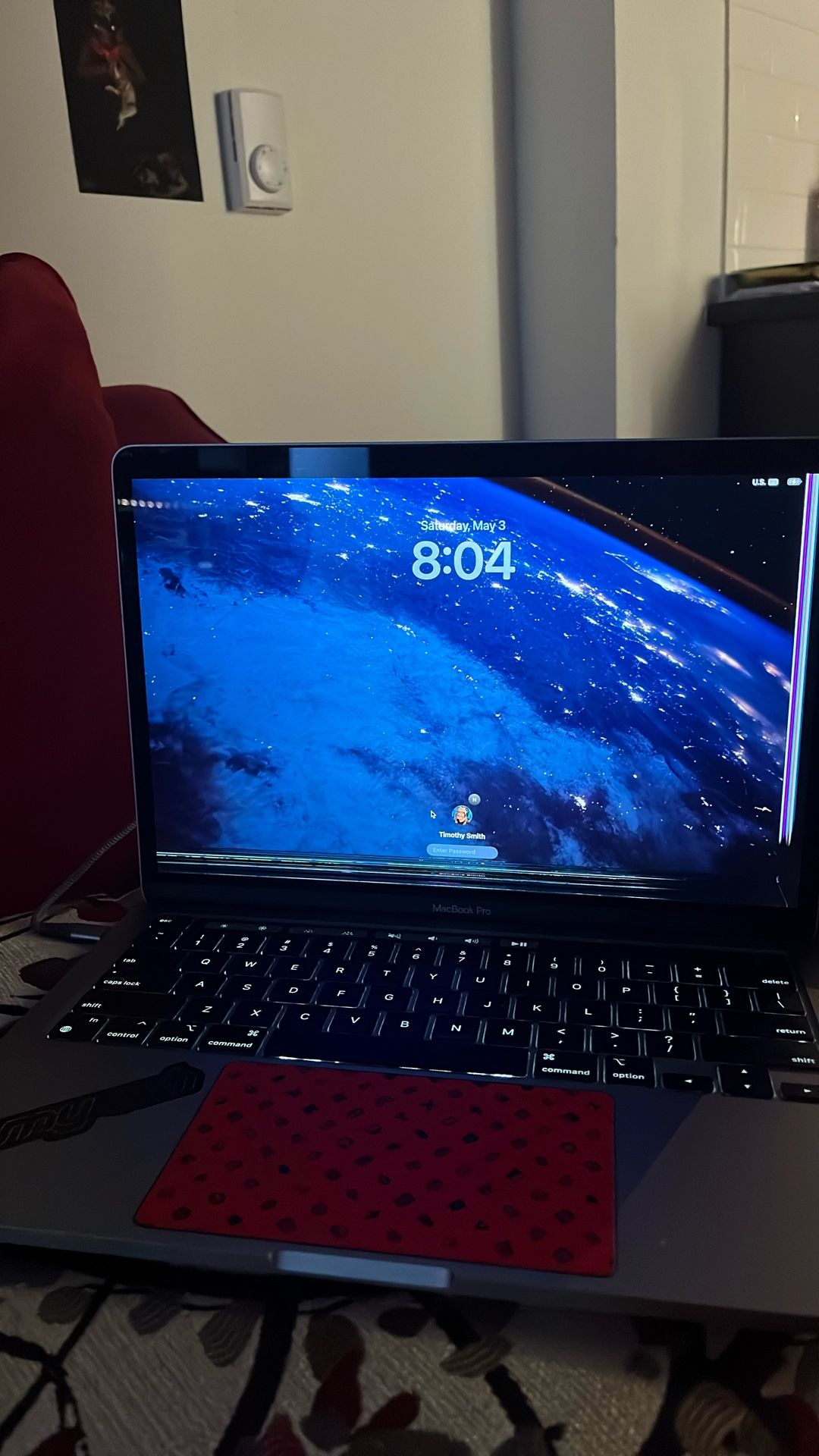 MacBook Air M1 2020 (Broken Screen, Fully Functional with Monitor) - 8GB/256GB