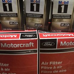 Motorcraft Air Filter FA-2066 And Oil Filter M1-212A 