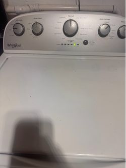 Washer ge & dryer is electric whirlpool