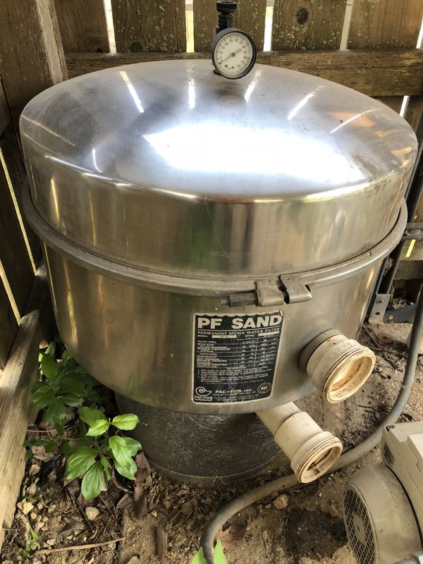 Pac Fab stainless steel SAND Filter PF50 for pools for Sale in Burr