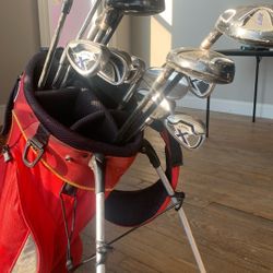 Left Handed Golf Clubs WITH Callaway Bag
