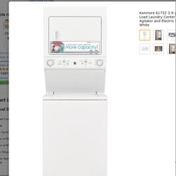 Kenmore Stacking Washer And Dryer 