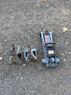 Pro-Lift 2 Ton Floor Jack + 2 Jack Stands – No Handle