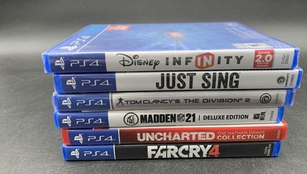 Lot of 6 PlayStation 4 games